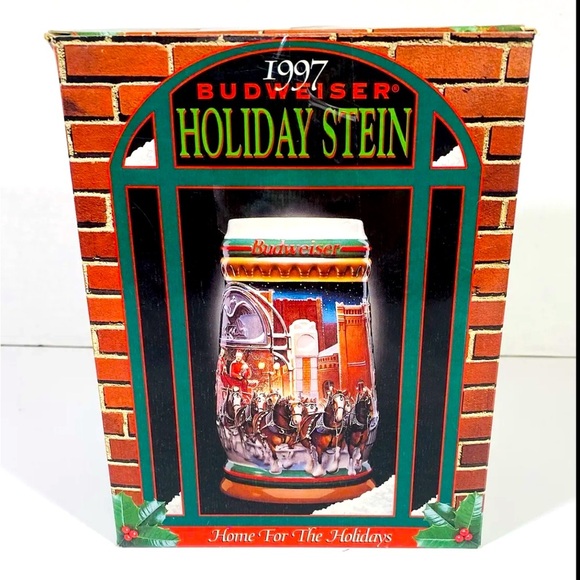 1997 Budweiser Holiday stein - Picture 1 of 15